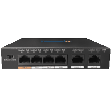 Неуправляемый коммутатор TRASSIR с 4 PoE портами Trassir TR-NS1006-60-4POE v2 фото, купить, цена, магазин